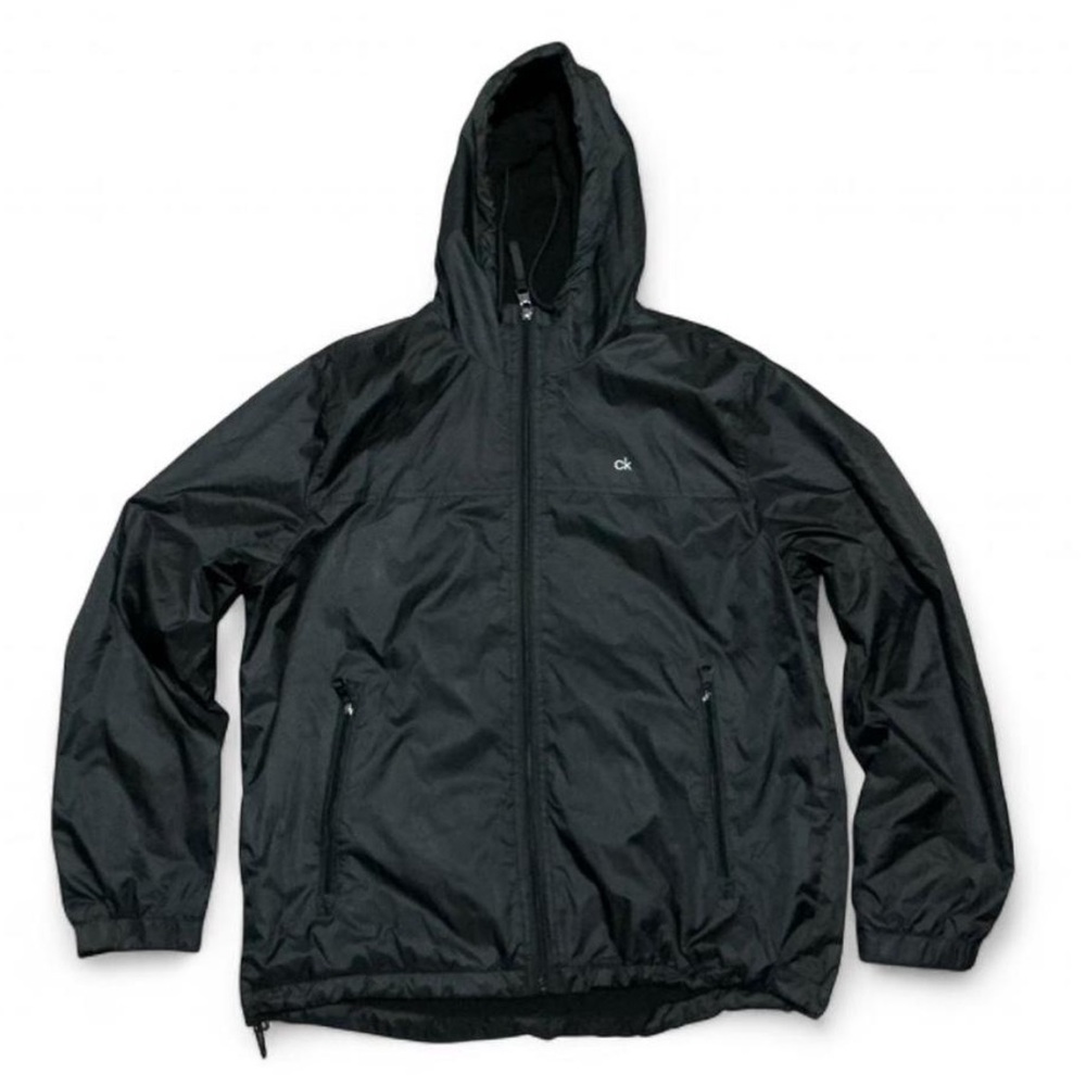 Calvin Klein Black Windbreaker Jacket